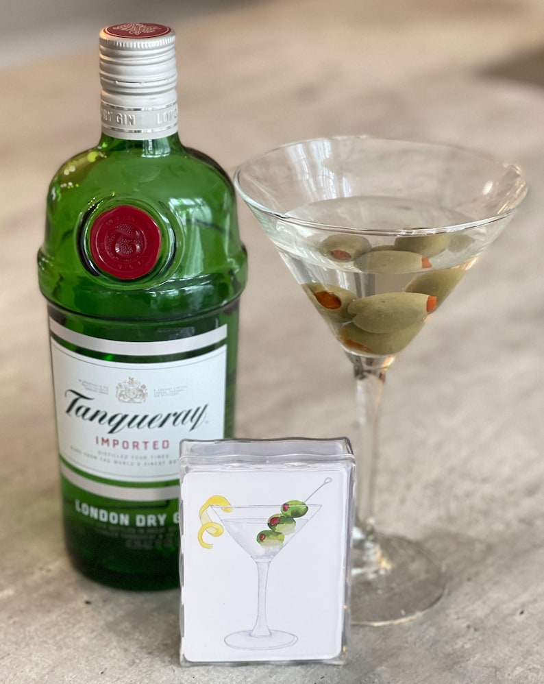 Watercolor Cocktail Art Playing Cards – Unique Poker Deck Gift - Etsy