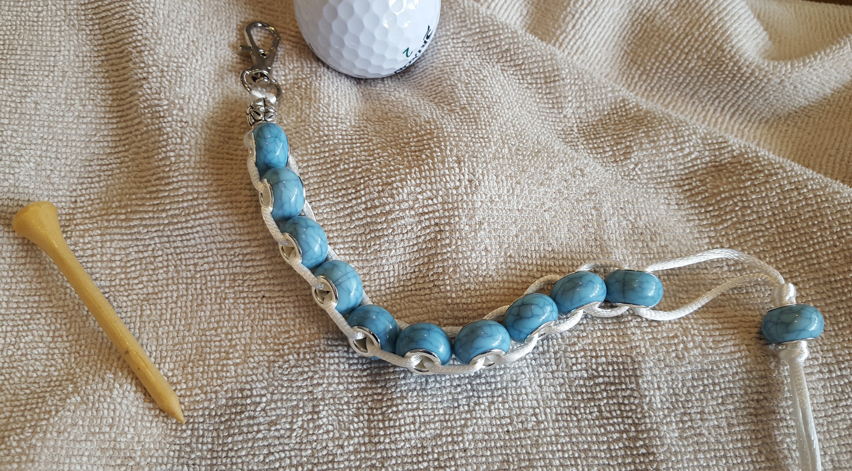 Light Aqua Murano Bead Golf Score Counter FREE SHIPPING - Etsy