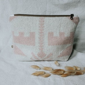 Bolsa de maquiagem de mistura de lã | Southwest Design,