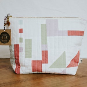 Modern Geometric Improv Pouch