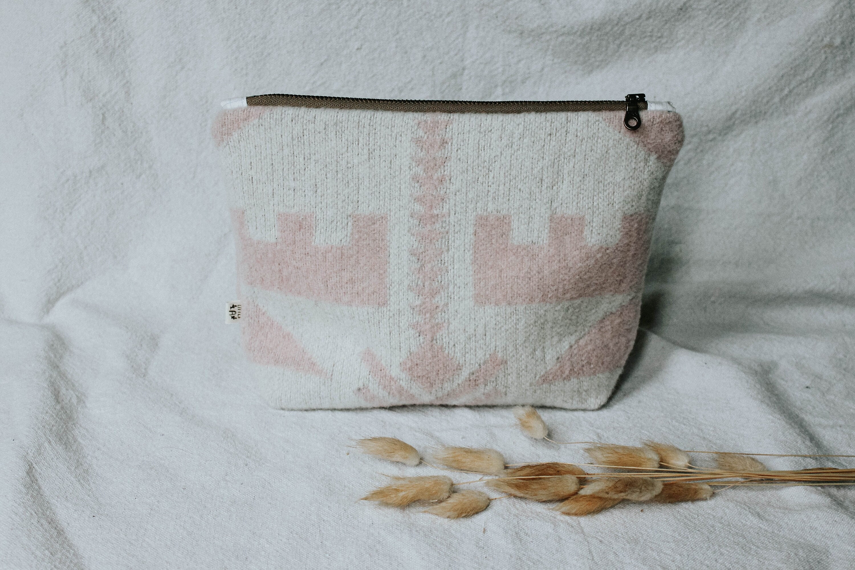 Cute Pencil Case, Plaid Pencil Wool Pouch, Knitting Needle Pouch, Makeup  Brush Bag, Small Zippered Pouch 
