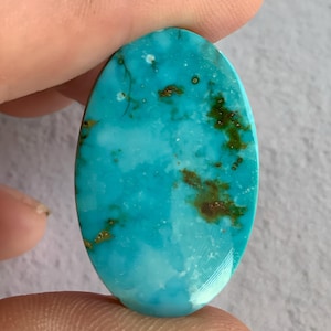 Gorgeous Polychrome Oval Royston Turquoise Cabochon #R55