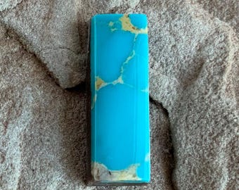 Kingman Turquoise Rectangular Cabochon - Arizona Gemstone