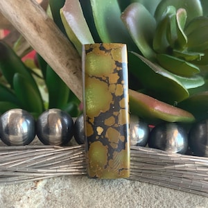Bamboo Mountain Turquoise Rectangular Gemstone