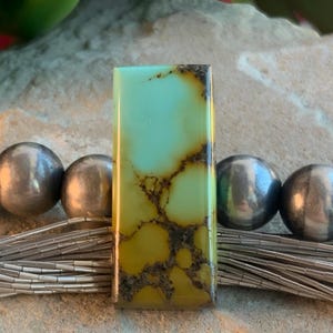 Bamboo Mountain Turquoise Rectangular Gemstone