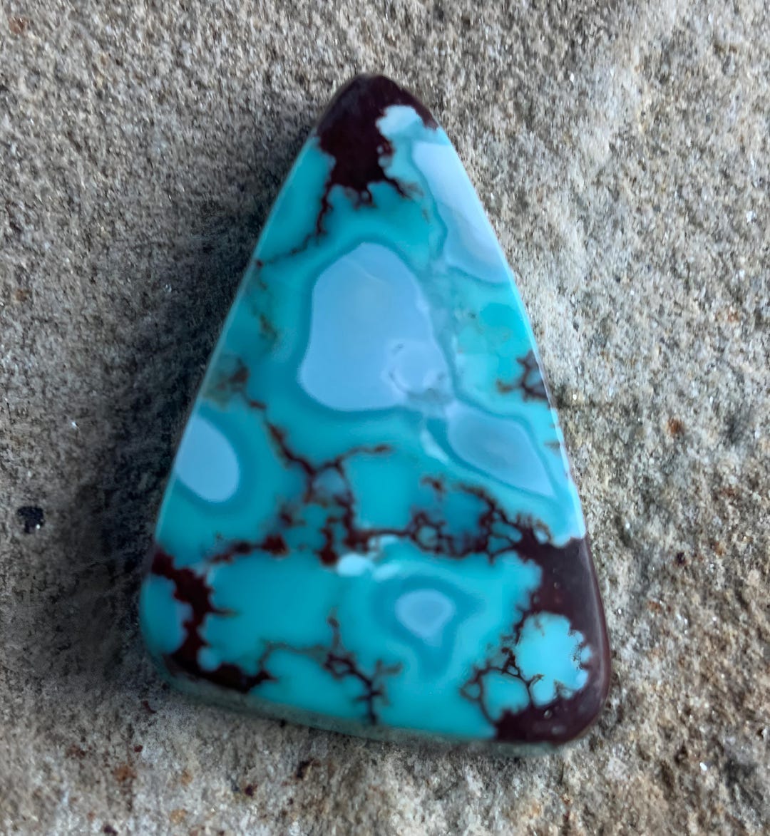 Beautifully Colored Gobi Desert Lavender Turquoise Cabochon #G125 - Etsy