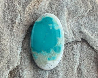 Gorgeous Natural Australian Variscite Oval Cabochon