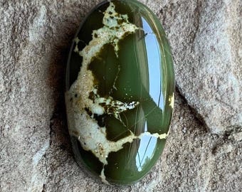 Natural Deep Green High Grade Royston Turquoise Cabochon #R19