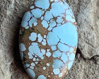 Beautiful Red River Turquoise Oval Cabochon