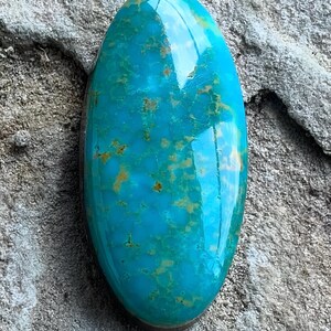 Beautiful Blue Green Royston Turquoise Oval Cabochon