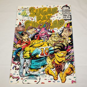 Sugar Ray Finhead Comic (1992 Vol. 1 Wolf/Jump Back) #10 SIGNIERT von Doug Baron 4-3-2010