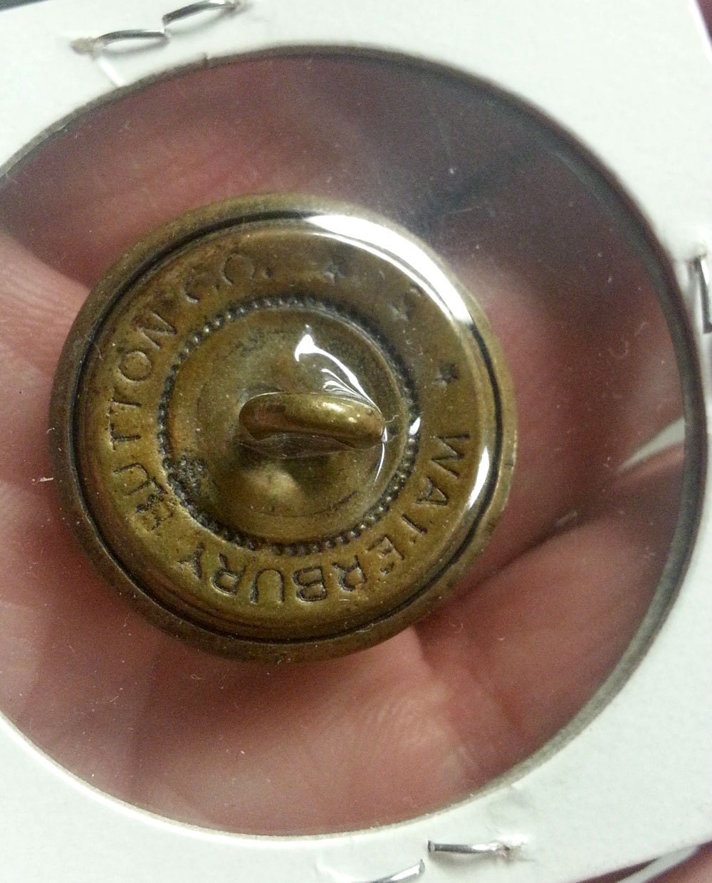 Antique Brass Waterbury Button Company Eagle Facing Left 3 Etsy