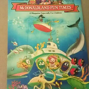 Summer 1982 Mcdonaldland Fun Times Magazine  Vol. 3 No. 4