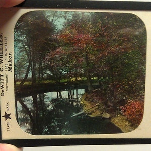 RARE 1905 DeWitt Wheeler Antique photograph glass plate slide magic lantern 2nd Chorus #13