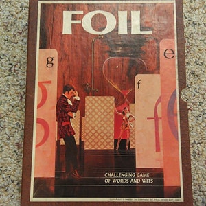 Foil Challenging Game of Words and Wits 1968 3M Bookshelf Game