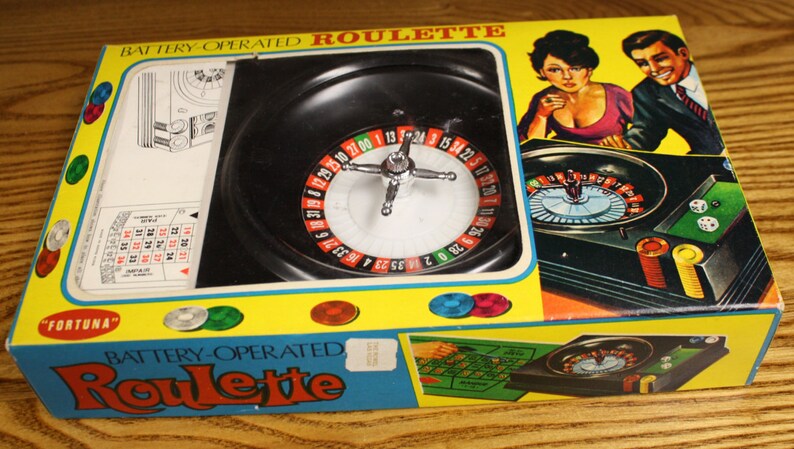 1960s NIB Fortuna Roulette Battery Operated Game Toy Hong | Etsy