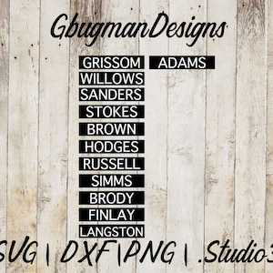 SVG CSI Name Badge Cut File