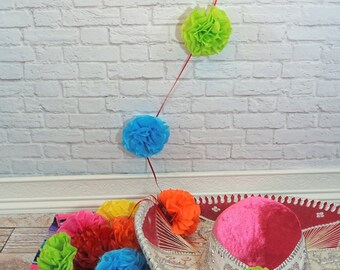 mexican paper flower garland