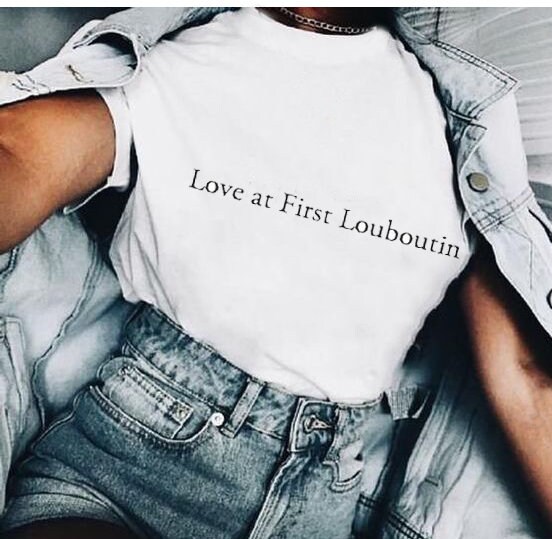Louboutin shirt - Etsy Nederland