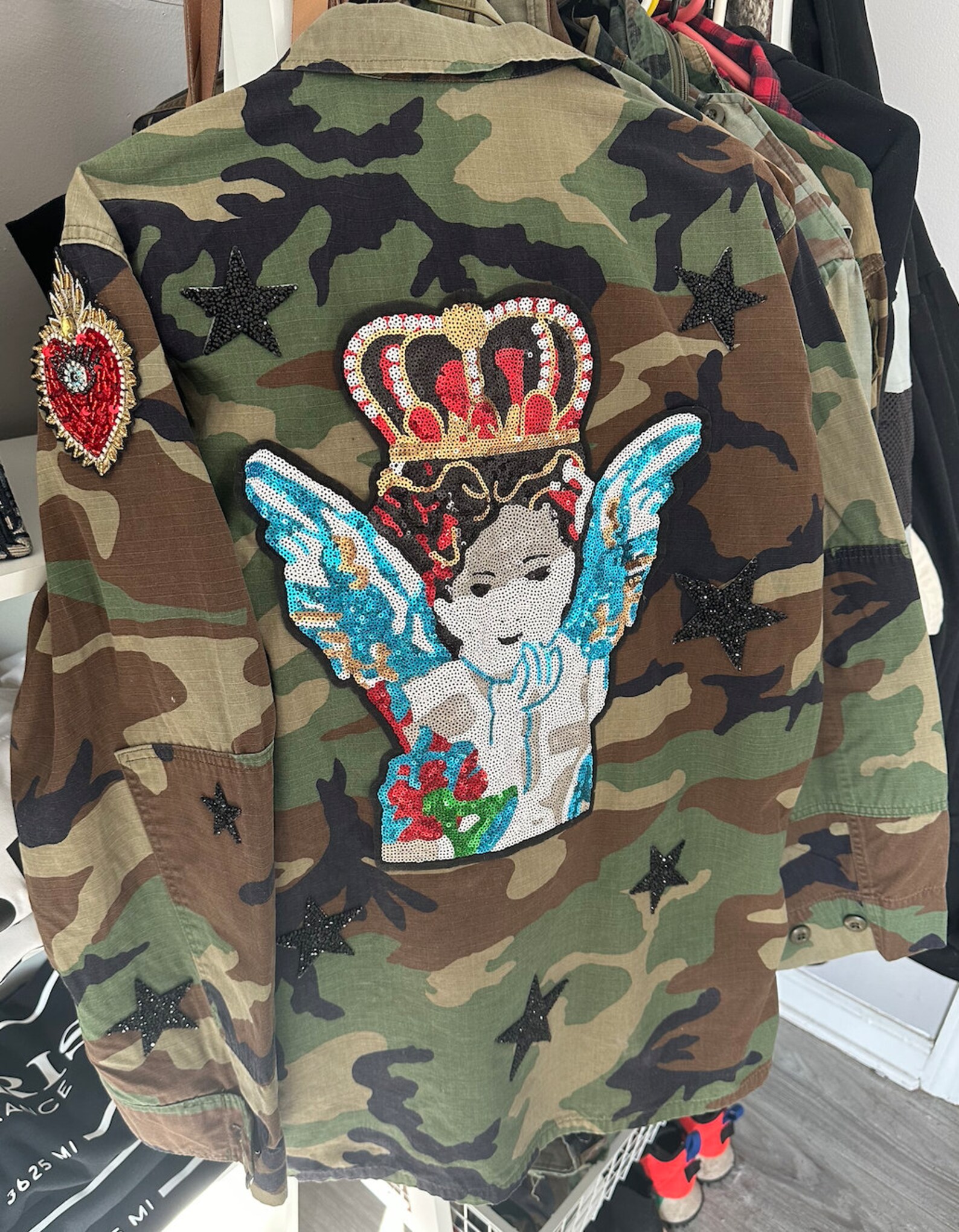 Reworked Patch Custom Vintage Army Jacket - Etsy