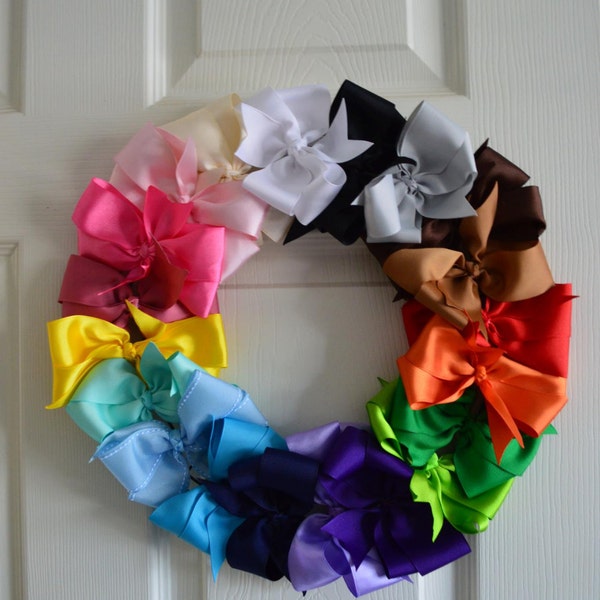 Bow Wreath with 20 colors