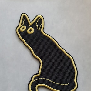 Stare Cat gestickter Aufnäher zum Aufbügeln