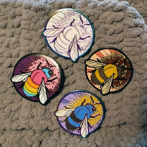 Enamel Pin Set - Colorful Carpenter Bees