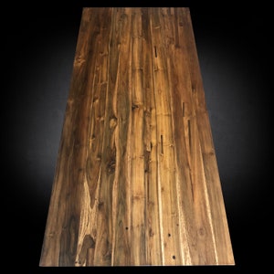 Reclaimed Teak Wood Table Tops 2" Thick - Multiple Sizes Available - Handcrafted Eco-Friendly Dining Table Top, Restaurant Table Top