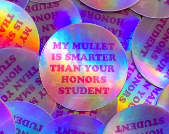 SHINY My Mullet sticker