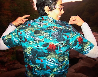 Whitewater Collage Party Shirt