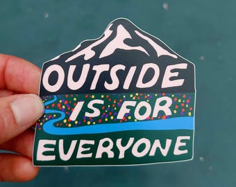 Outside for Everyone Mountain Meadow Sticker