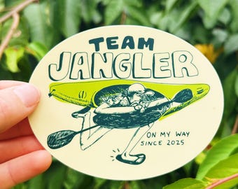 Team Jangler Kayak Sticker