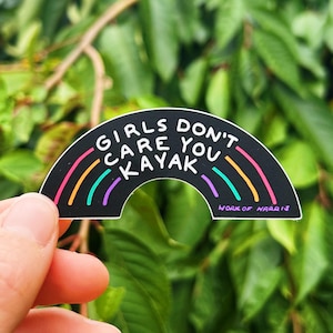 Girls Don&#39;t Care you Kayak Vol. II Sticker