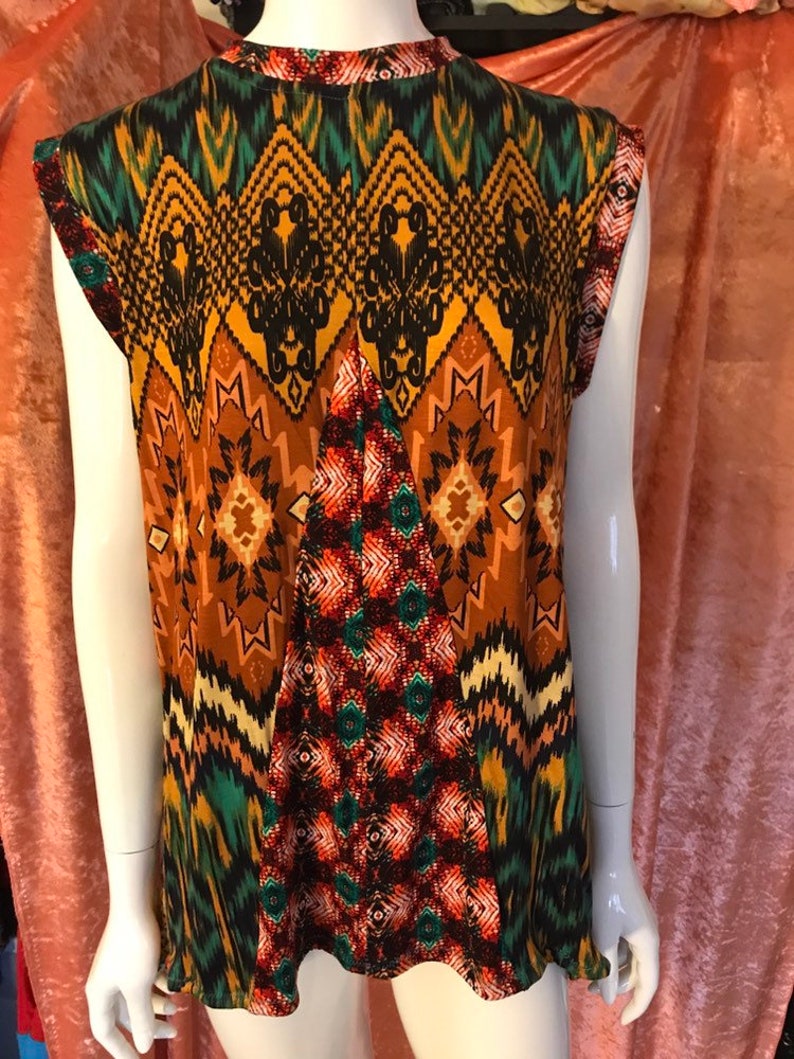Color Blocked Tank Top