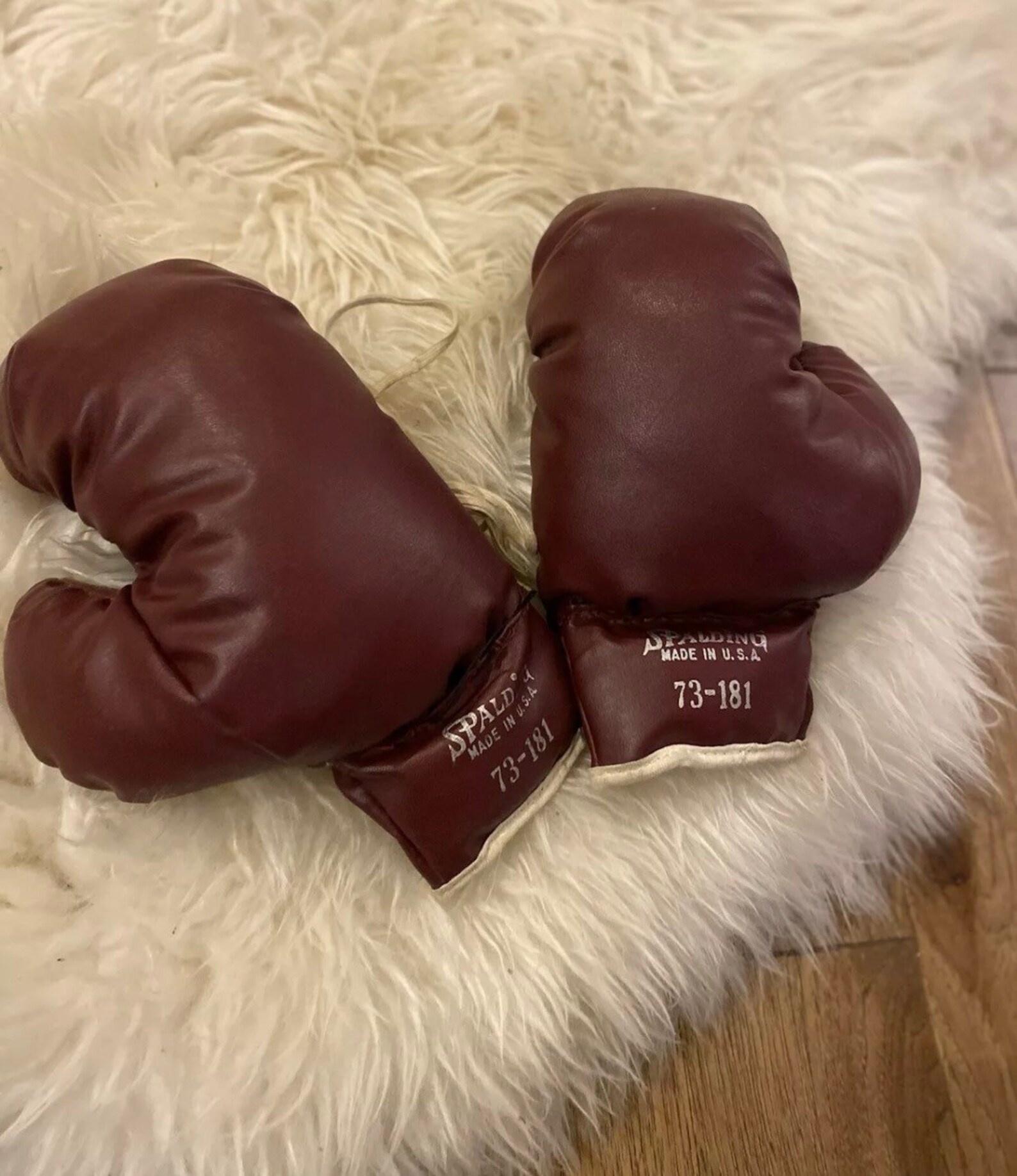 Vintage Spalding Guantes de Oro Guantes de Boxeo Ox sangre Etsy