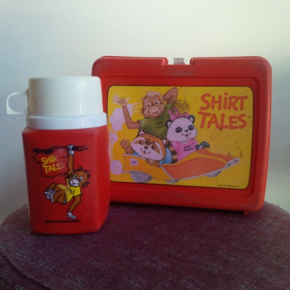 1980s lunch box and flask