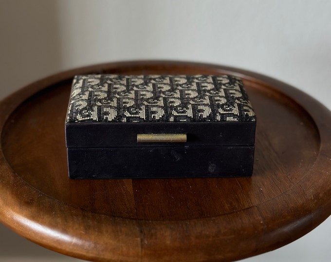 Vintage Dior Jewelry Box Christian Dior Case Holder Travel Jewelry Box Etsy