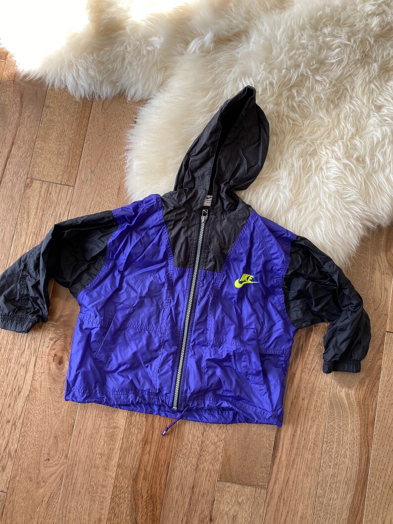 Children's Youth NIKE Windbreaker Jacket Neon Colors Child Etsy