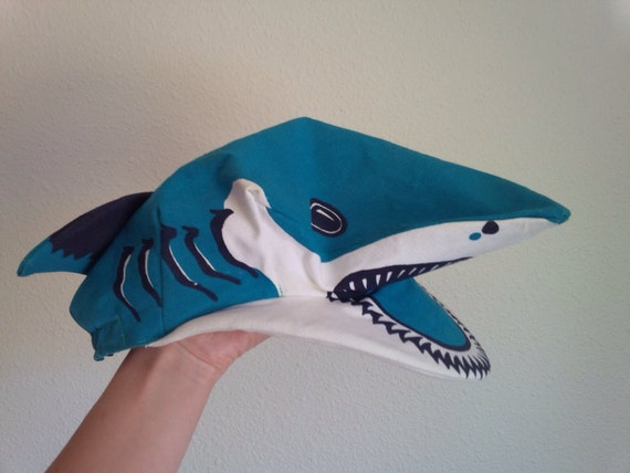 Shark Hat England Shark Cap Shark Halloween Costu… - image 1