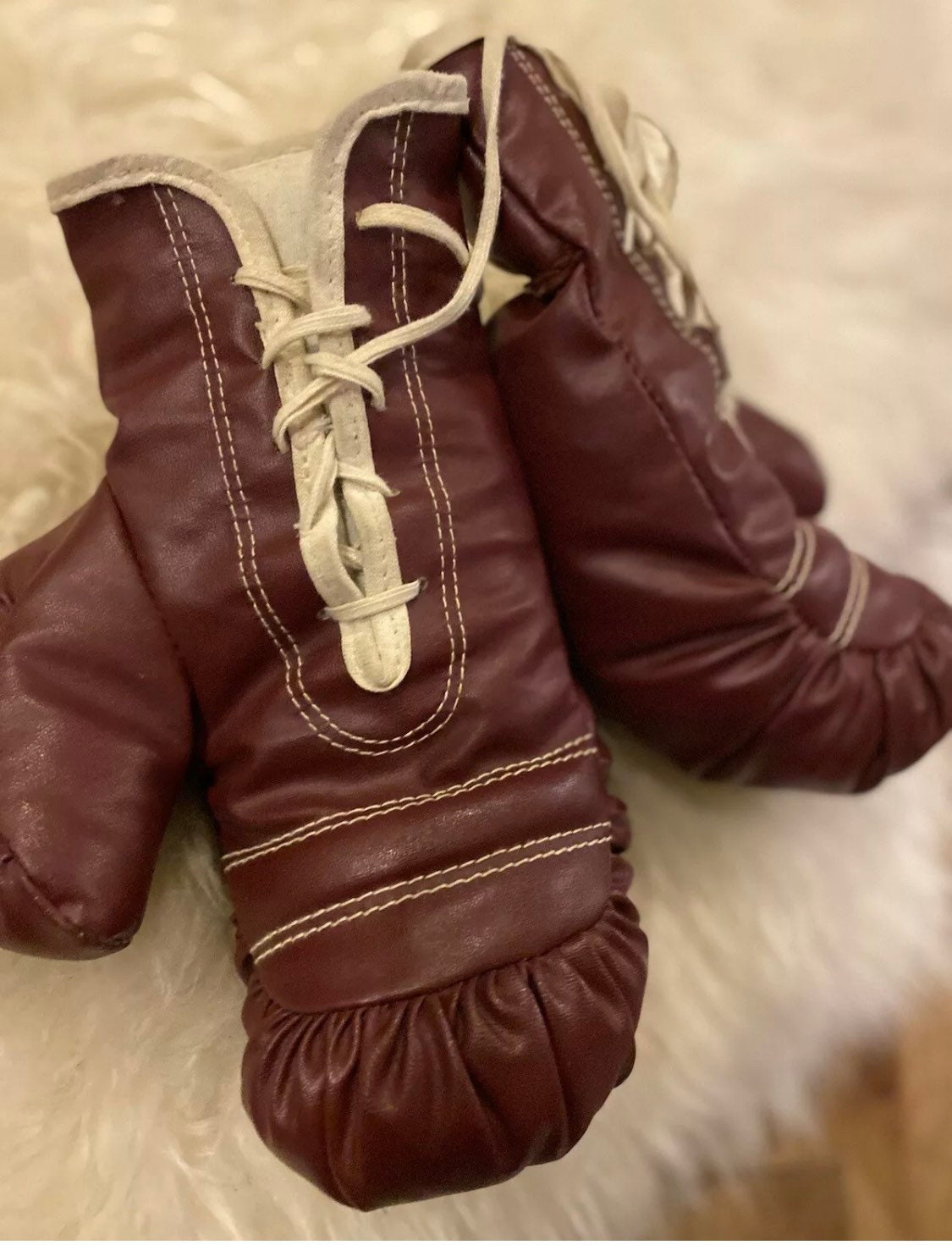 Vintage Spalding Guantes de Oro Guantes de Boxeo Ox sangre Etsy