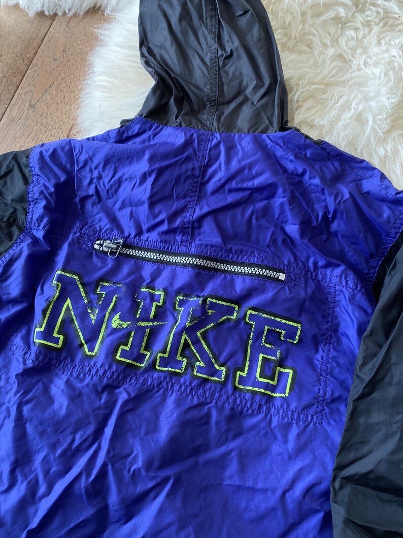 Children's Youth NIKE Windbreaker Jacket Neon Colors Child Etsy