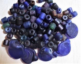Vintage Multi Colored Bead Lot #5 Vintage Bead Lot 6 Inch Tube Set