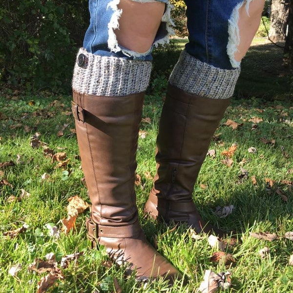 Adjustable Wide Calf Boot Cuffs, Gift for Her, Handmade Gifts, Mother’s Day gift, Crochet Boot Cuff, Leg Warmers, Large Boot Cuff