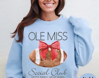 Ole Miss Social Club Red PNG