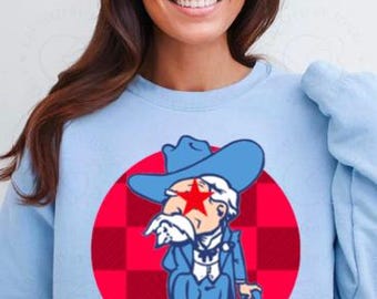 Rebels Mascot Star Eye Blue PNG
