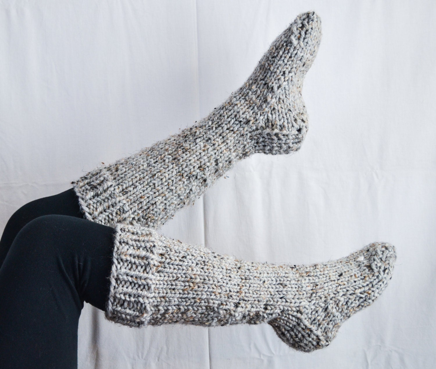 Knee high house slippers hot sale