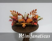 Autumn Candle Display