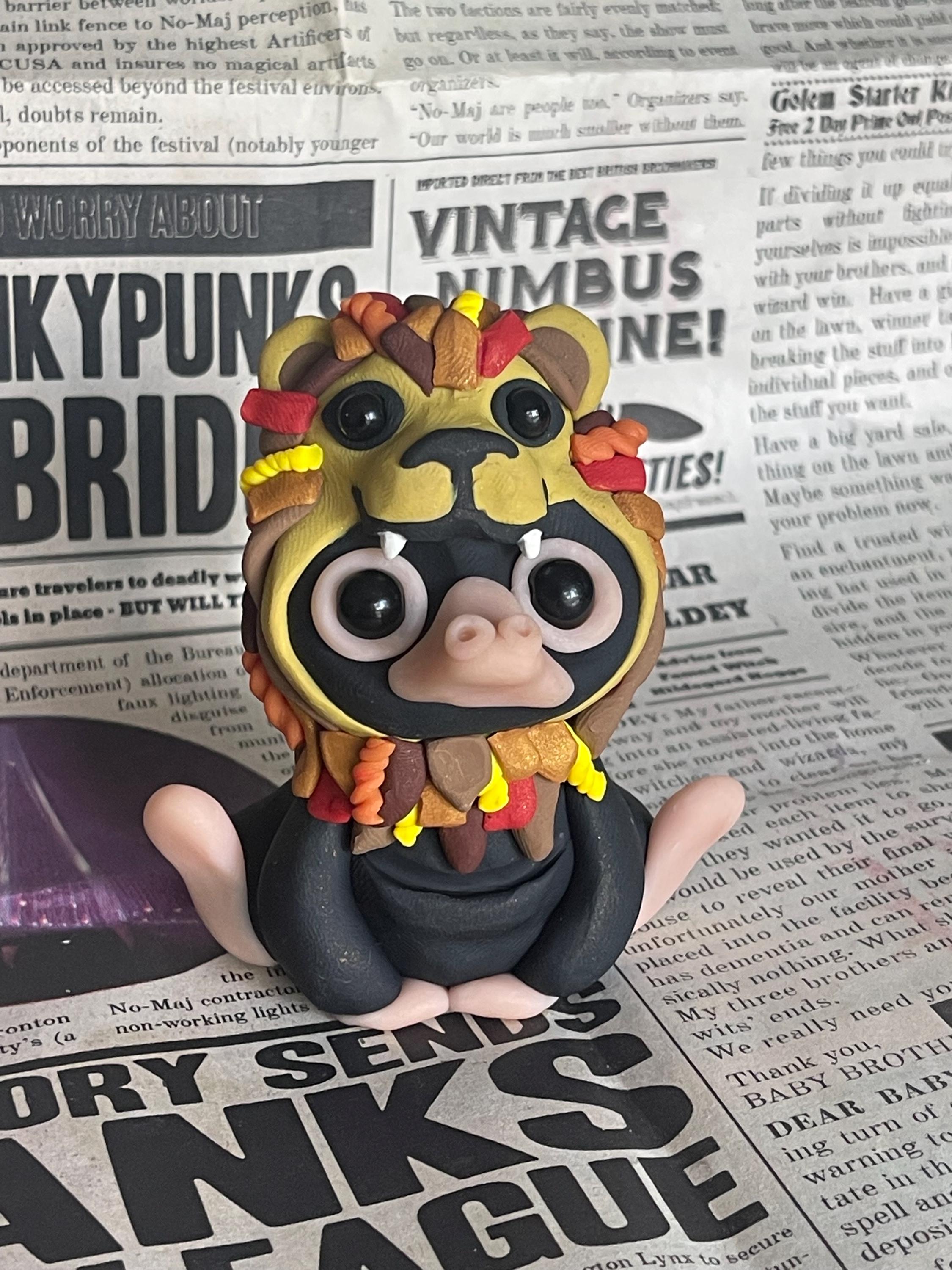 新品 ハリー・ポッター ルーナ ライオンの頭 帽子 海外限定 公式正規品 ハリーポッター ライオン ぬいぐるみハット ルーナ 海外限定品