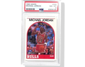 1989 NBA Hoops Michael Jordan #200 PSA 8 Nm-mt-rare - Etsy