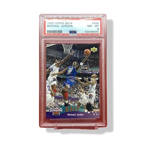 1992 MICHAEL JORDAN #425 bovendek Chicago Bulls PSA8 NM-Rare